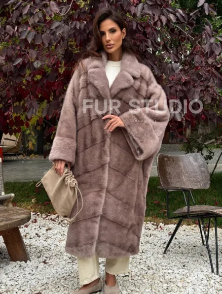 Норковая шуба (больших размеров) - фото 0