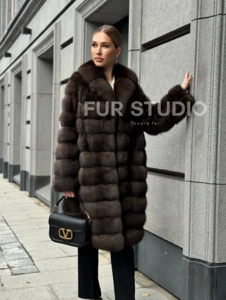 Шуба из соболиного меха - фото 15