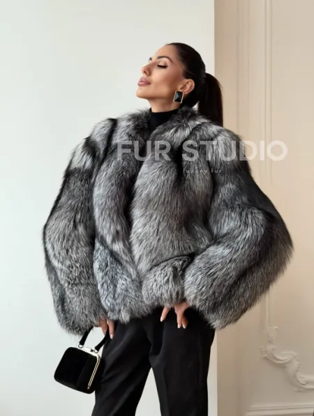 Шуба из чернобурки - фото 11