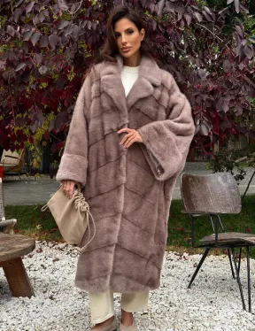 Норковая шуба (больших размеров) - фото 0