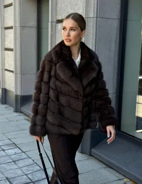 Полушубок из соболя - фото 14