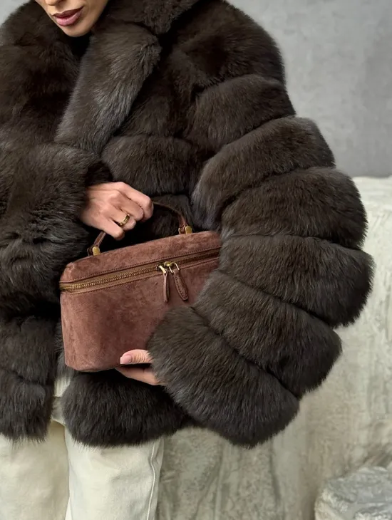 Шуба под соболя - короткая - фото 2