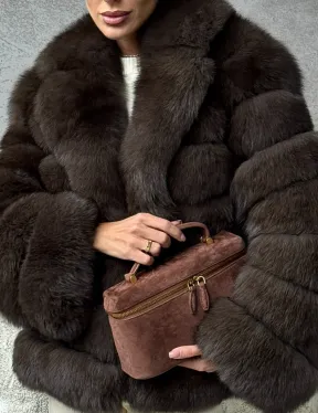 Шуба под соболя - короткая - фото 1