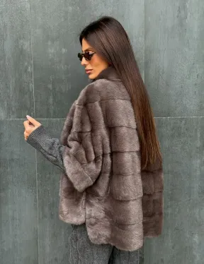 Куртка - кофта норковая на молнии - фото 4