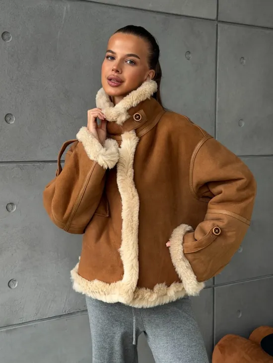 Дубленка - куртка двухсторонняя - фото 16