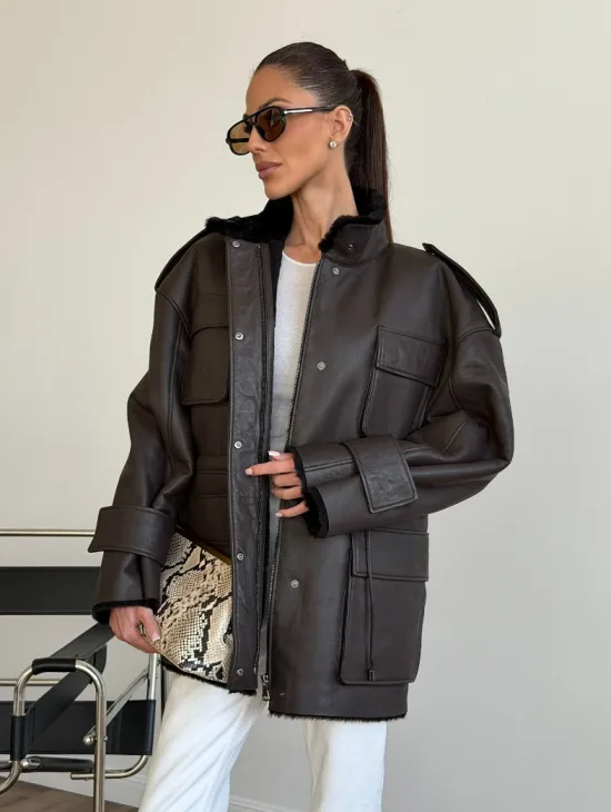 Молодёжная куртка - дублёнка - фото 11