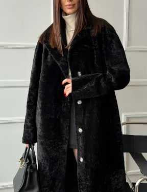 Дубленка из натуральной овчины астраган - фото 3