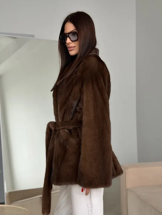 Модная норковая шуба 2026 - фото 10
