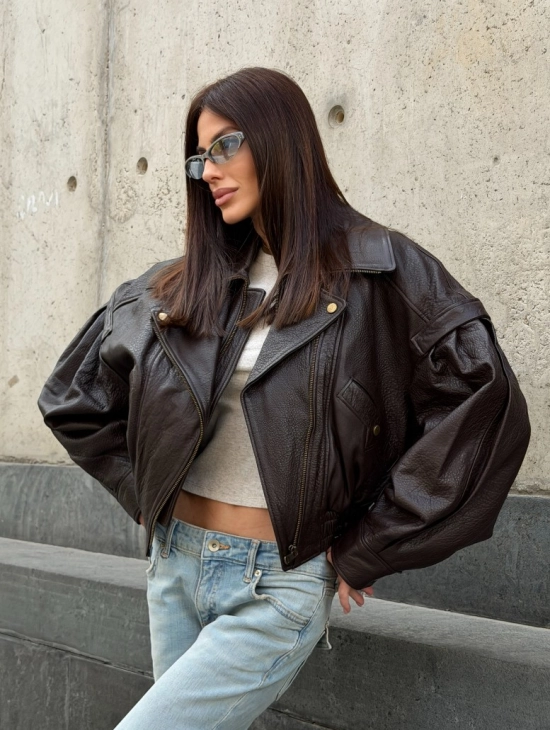 Куртка‑бомбер «Street‑style» с рукавами‑буфами - фото 23