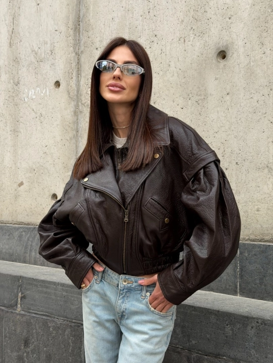 Куртка‑бомбер «Street‑style» с рукавами‑буфами - фото 20